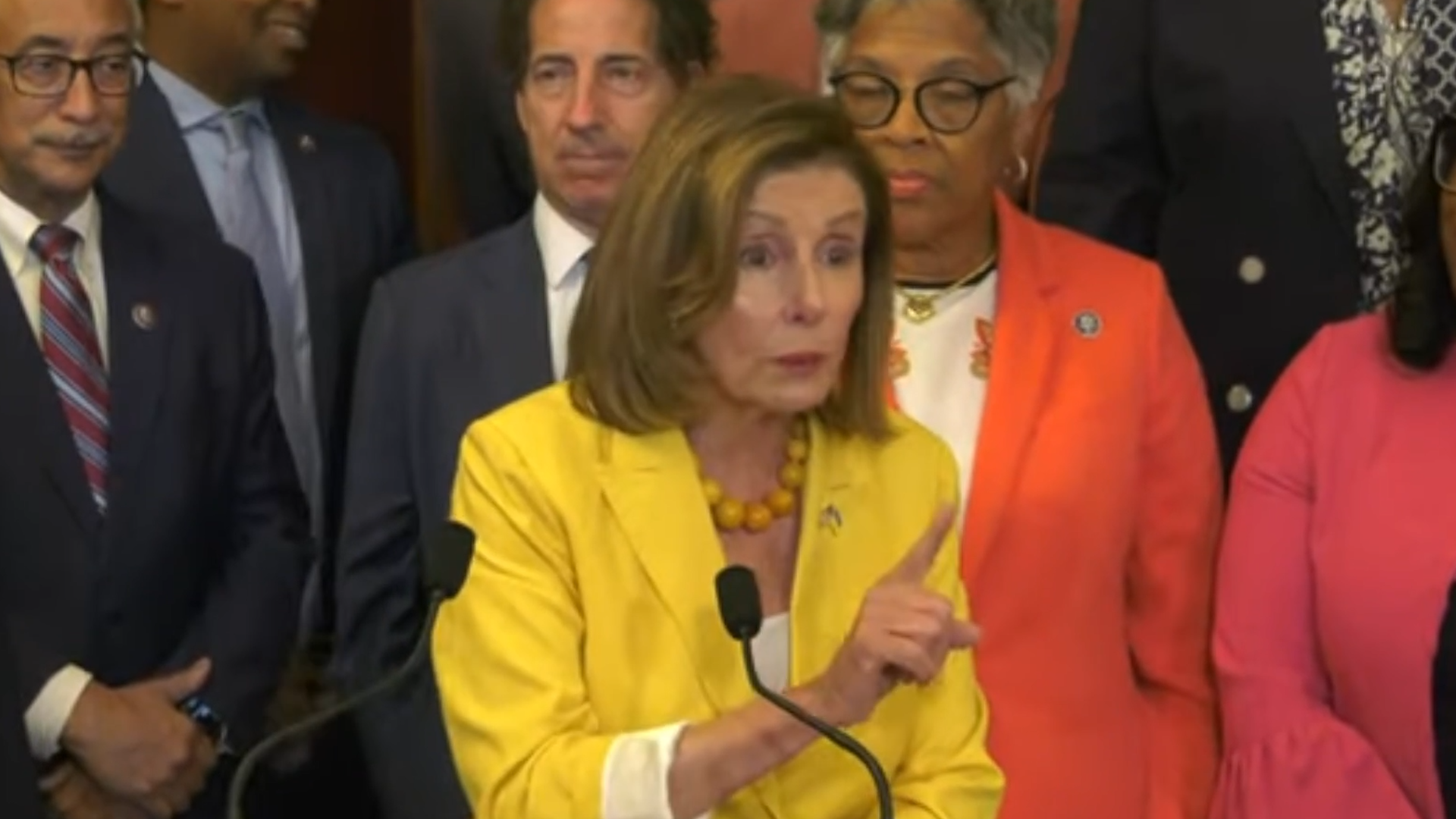 Pelosi Channels Mother Earth To Mock Republicans